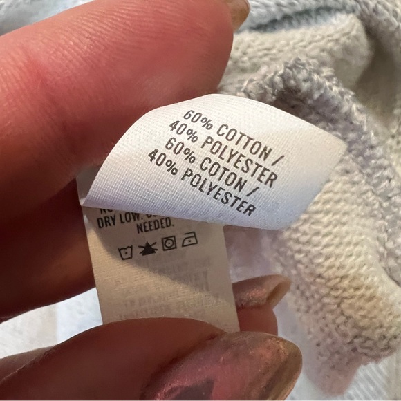 Aerie Gray Crew Neck Sweatshirt with Number Design L - Picture 7 of 9